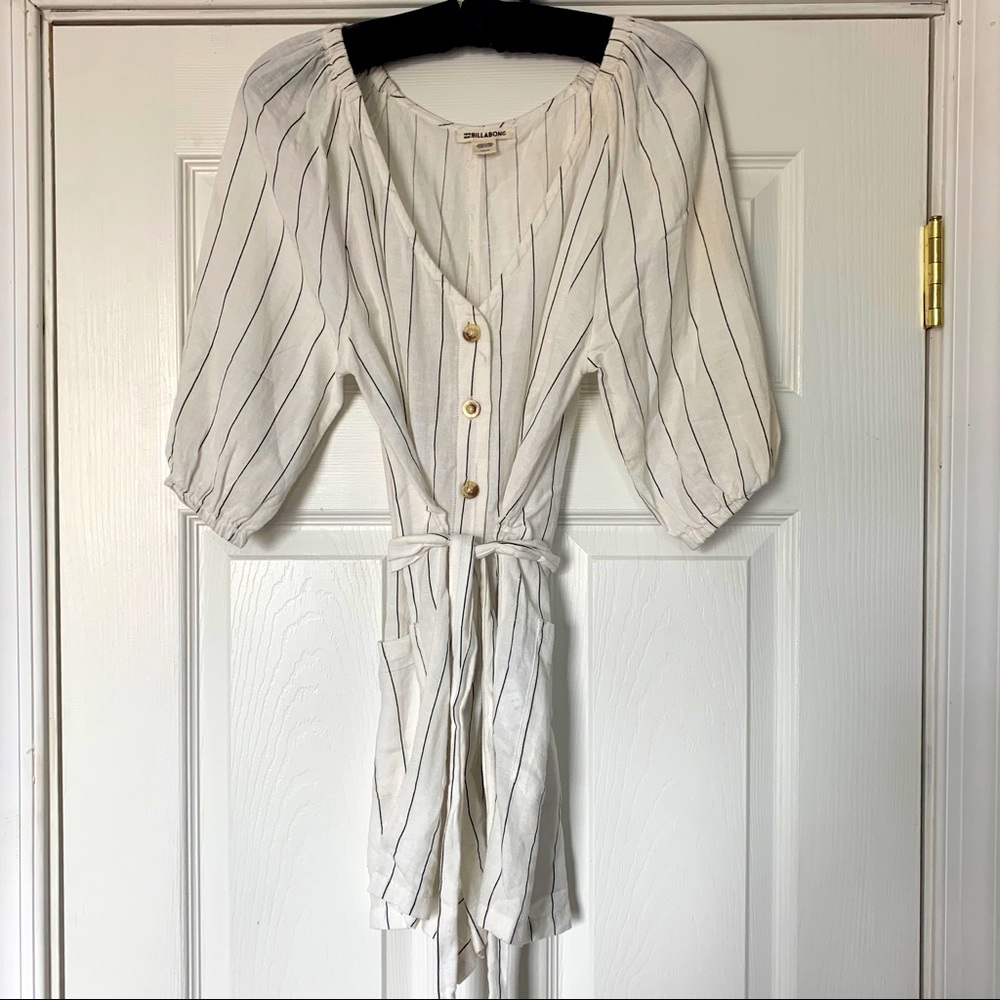 S Billabong Striped Romper